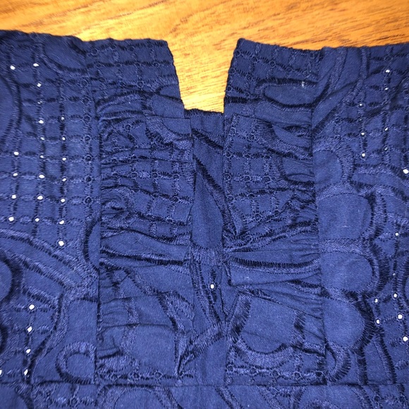 Lilly Pulitzer Frankie True Navy eyelet dress - Picture 3 of 10